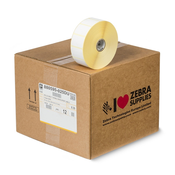 uitbarsting Imperial slecht Kleine etiketten Toepassing GK420d Labelprinter type Zebra Labels en tapes  Zebra Z-Perform 1000D label (880595-025DU) 38 x 25 mm (12 rollen) 123inkt.nl