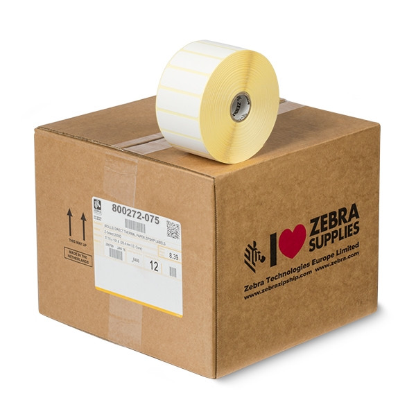 Zebra Z-Select 2000T label (800272-075) 57 x 19 mm (12 rollen) 800272-075 140058 - 1