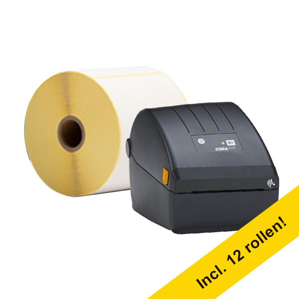 Zebra ZD220d direct thermal labelprinter met usb + 12 rollen 832933 - 1