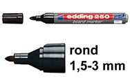 1,5 - 3 mm (Edding 250)