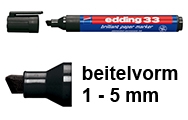 1 - 5 mm (Edding 33)