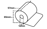 Kassarollen 57x65x12 mm
