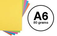 A6 (receptpapier) 80 grams