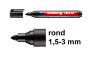 1,5 - 3 mm (Edding 300)
