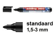 Whiteboard markers standaard