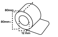 Kassarollen 80x80x25 mm
