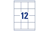 12 per vel (63,5 x 72 mm)