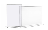 Folderhouders voor op tafel/ de balie