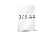 1/3 A4 staande folderhouders