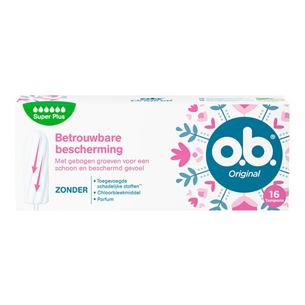 o.b. Original Super Plus tampons (16 stuks) SOB00016 - 1