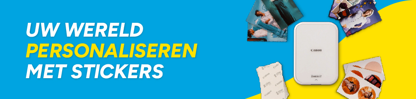 Uw wereld personaliseren met stickers