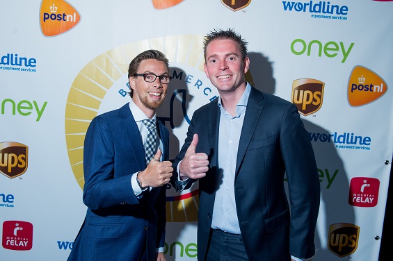 Blije winnaars BeCommerce Awards