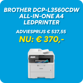 Brother DCP-L3560CDW all-in-one A4 ledprinter kleur met wifi (3 in 1)