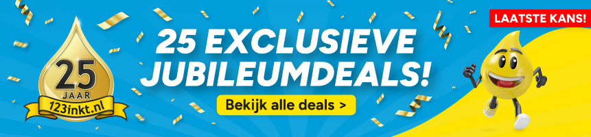123inkt.nl - 25 exclusieve jubileumdeals!