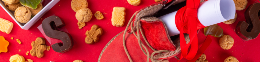Header sinterklaascadeaus in zak