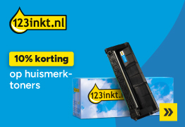 10% korting op huismerk toners