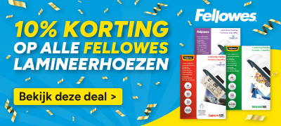 Korting op Fellowes lamineerhoezen