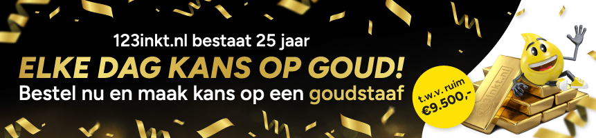 Bestel nu en maak kans op een goudstaaf!