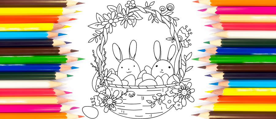 Creatief Pasen: vrolijke paaskleurplaten en knutselideeën