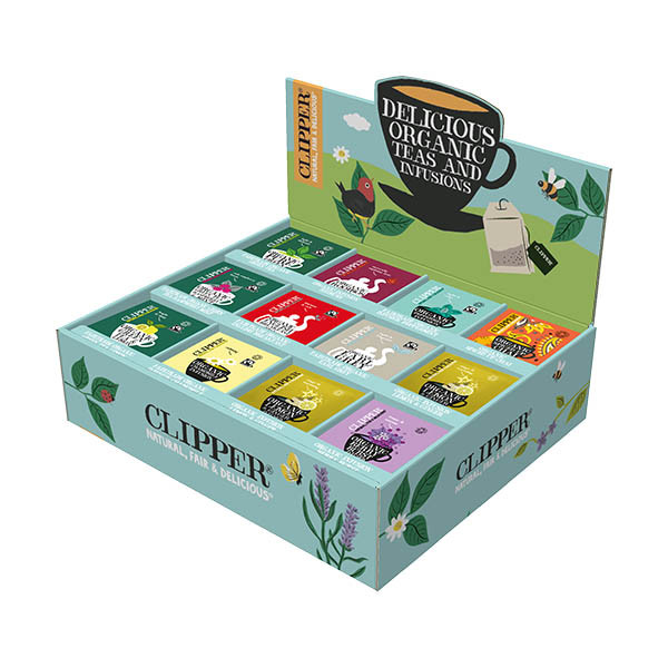 Clipper Bio thee assortimentsbox (180 stuks)