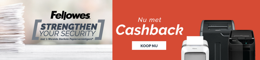 Fellowes cashback actie