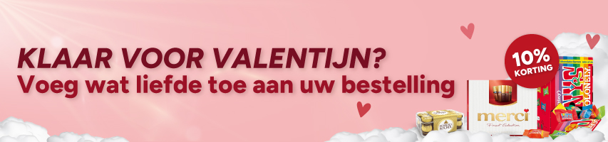 Klaar voor Valentijn? Voeg wat liefde toe aan uw bestelling