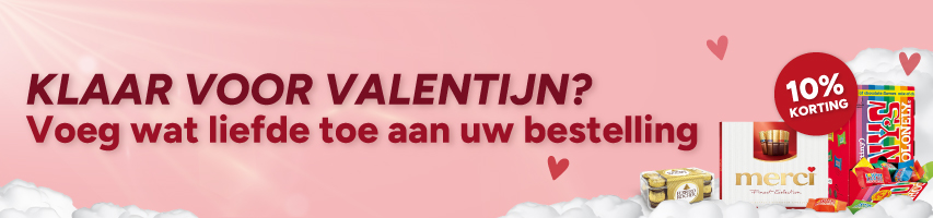Klaar voor Valentijn? Voeg wat liefde toe aan uw bestelling