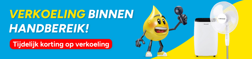 Verkoeling binnen handbereik