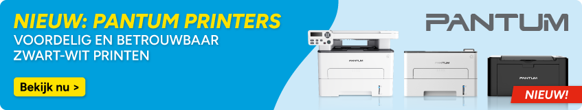 Nu 10% korting op ons huismerk Pantum printers