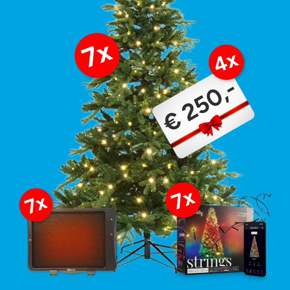 Bestel & win. Maak elke dag kans op teruggave van uw aankoopbedrag.