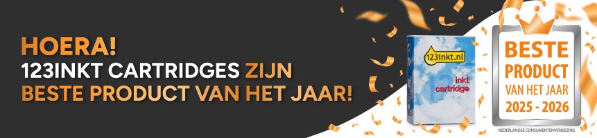 123inkt huismerkcartridges zijn 'Product van het Jaar 2026'