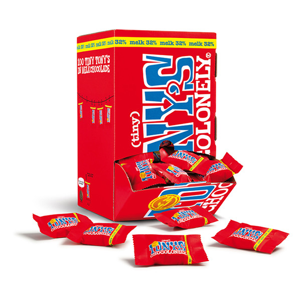 Tony's Chocolonely Tiny Mix chocolade (100 stuks)