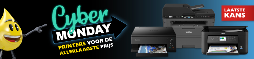 Cyber Monday Deals - Printers voor de allerlaagste prijs & 10% korting op alles van ons huismerk