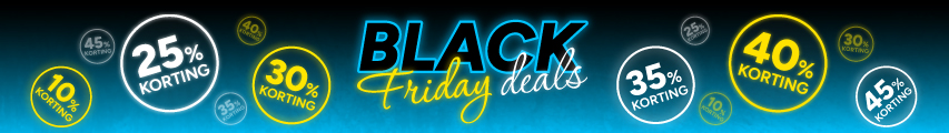Black Friday korting Black Friday korting
