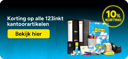 Korting op alle 123inkt kantoorartikelen