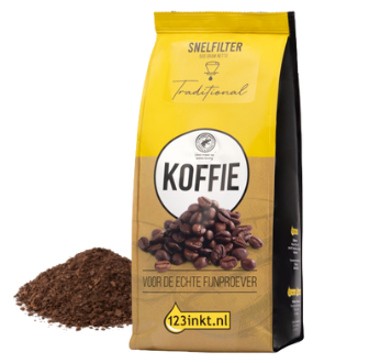 123inkt-koffie Traditional Snelfilterkoffie 500 g