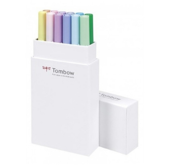 Tombow brushpennen pastel kleuren