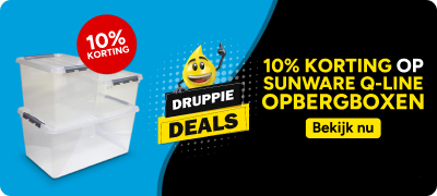 10% korting op Sunware opbergboxen