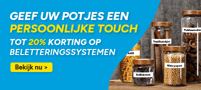 Korting op beletteringssystemen
