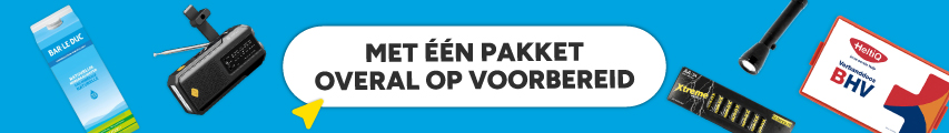 Met één noodpakket overal op voorbereid