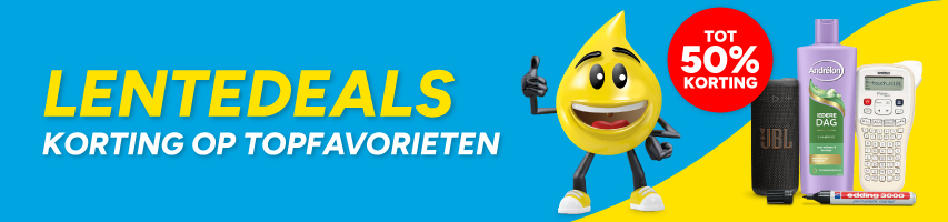 Lentedeals: tot 50% korting op topfavorieten