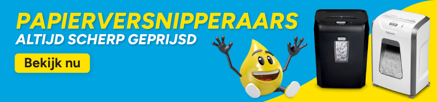 Papierversnipperaars altijd laag geprijsd