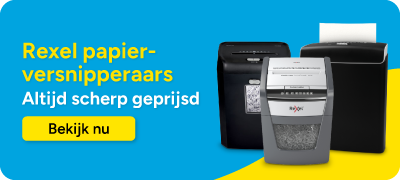 Rexel papierversnipperaars altijd scherp geprijsd