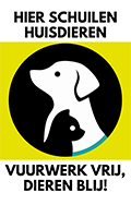 anti vuurwerkposter voor dieren hond en kat a3