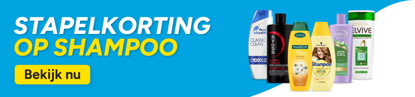 Stapelkorting op shampoo