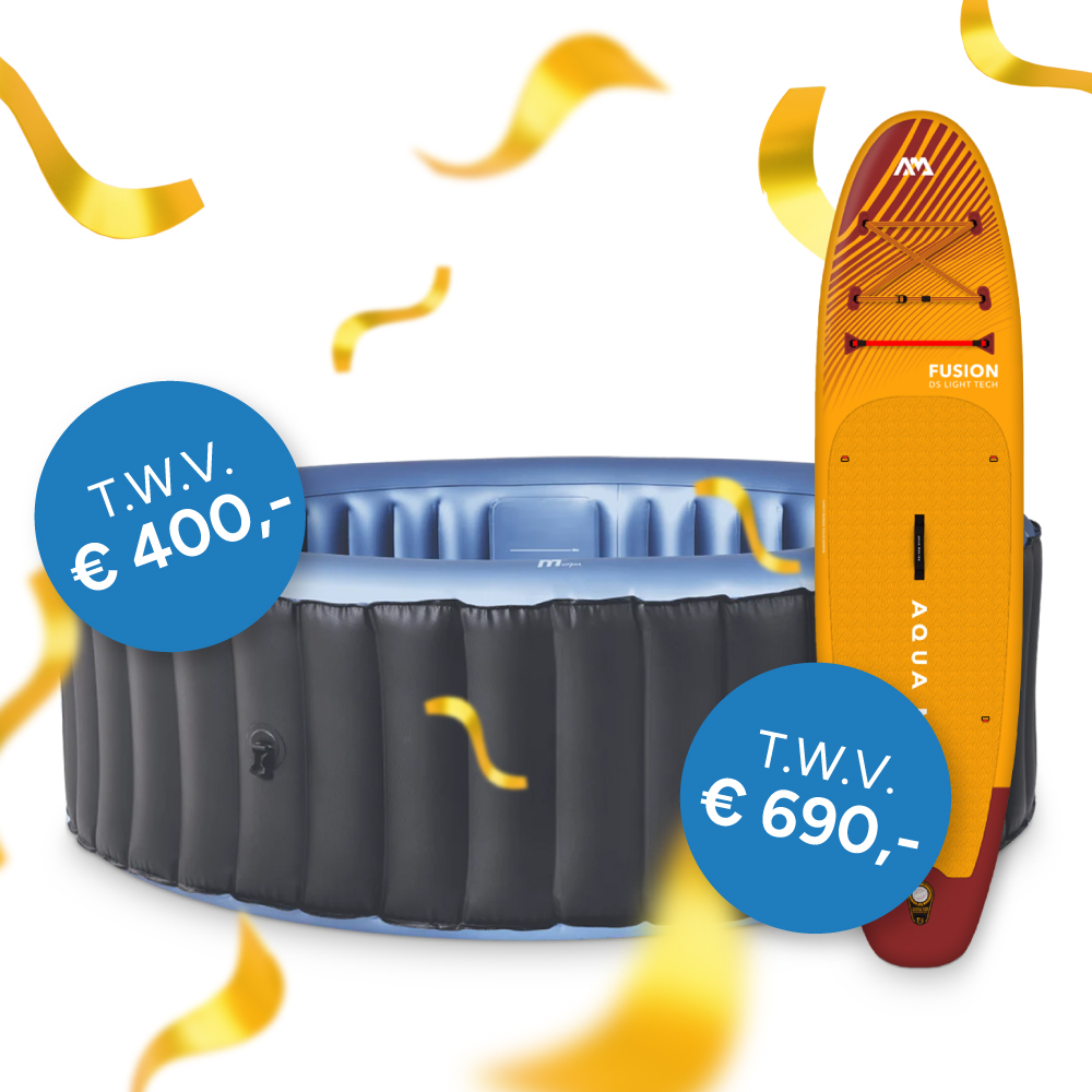 Maak kans op een bubbelspa of SUP-board! Maak kans op een bubbelspa of SUP-board!