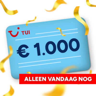 Maak deze week kans op een TUI reischeque! Maak deze week kans op een TUI reischeque!