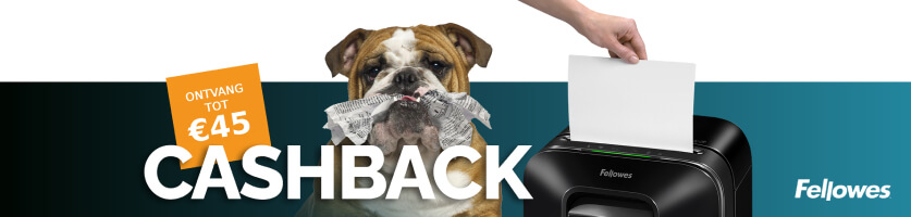 Fellowes cashback actie